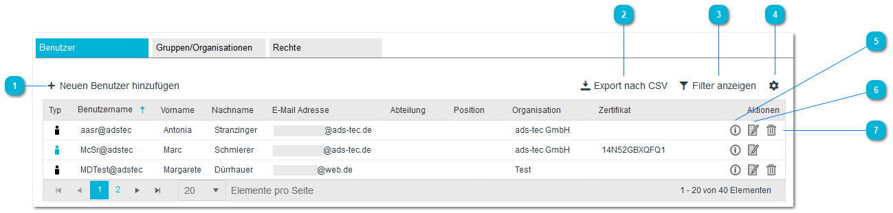 3.12. Benutzerverwaltung