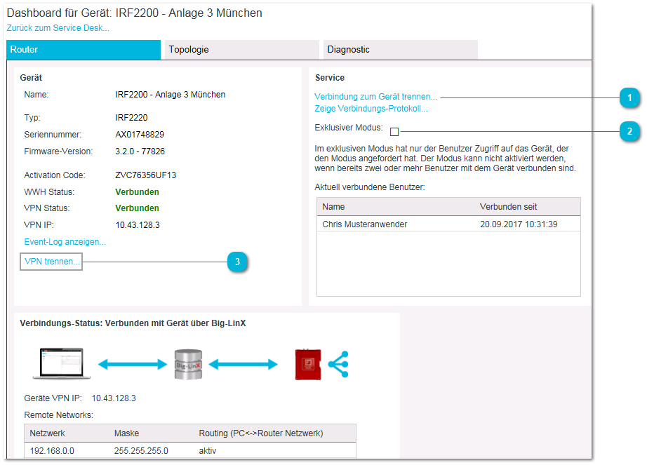 3.4.1. Registerkarte "Router"